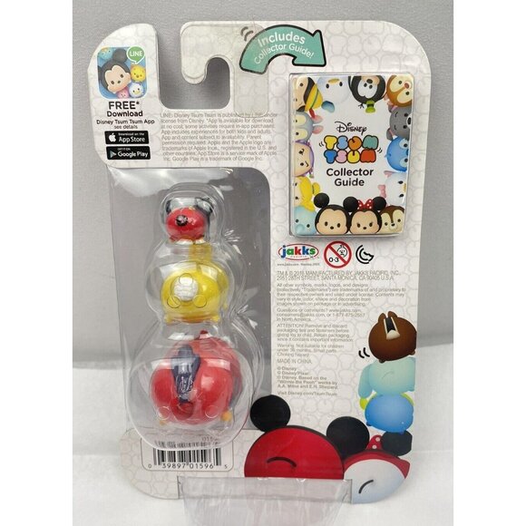 Disney tsum tsum 3 Figure Pack Series 3 Mickey Miss Bunny Lago - Picture 5 of 6